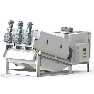 多板スクリュープレス汚泥脱水機