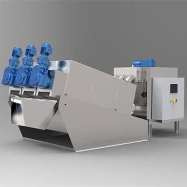 汚泥脱水スクリュープレス