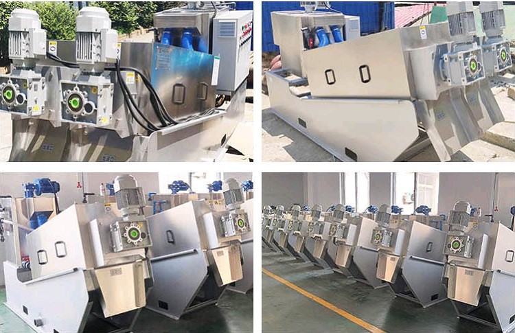 Wastewater Treatment Volute Sludge Dewatering Machine